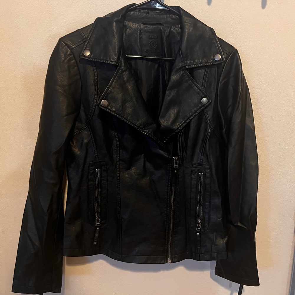 Faux leather jacket